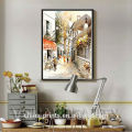 Modern Custom Street Scene Oil Painting On Canvas